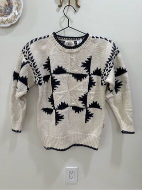 Unique Vintage Hand Knit Chunky Sweater - Marsh Landing